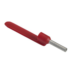 Terminal con lengeta schneider 1mm2 rojo