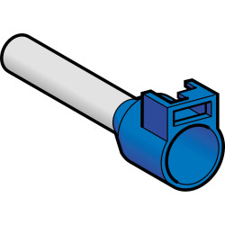 Terminal schneider para lengeta 50 mm2 azul