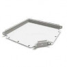 Curva plana SAMET CP-300 cincada 90° perforada 300mm ala 50
