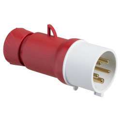 Ficha industrial schneider pratika conexión tornillo 32a ip44 380v 3p+n+t