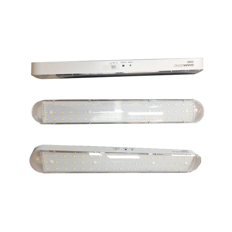 Luz de emergencia GAMASONIC GS60 de 60 leds autonomía 10hs