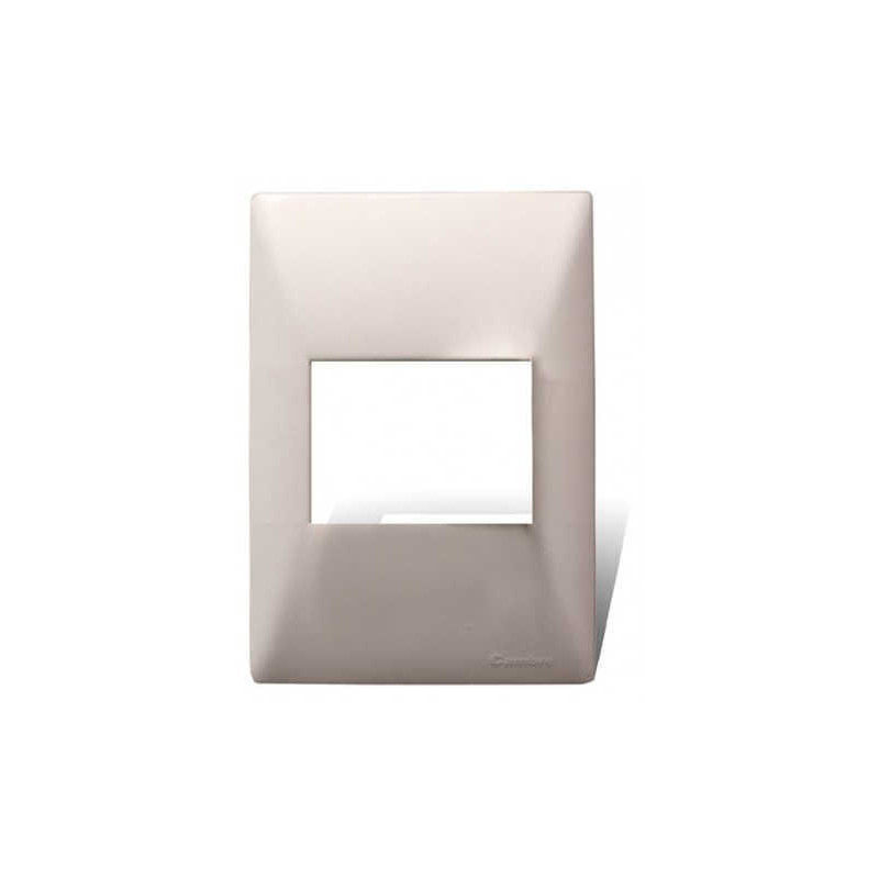 Tapa CAMBRE S.XXII 2 módulos blanco Tapa CAMBRE S.XXII 2 módulos blanco