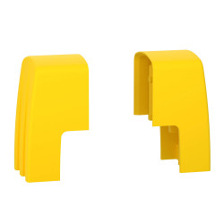 Escudo lateral para peine bipolar schneider acti9 color amarillo