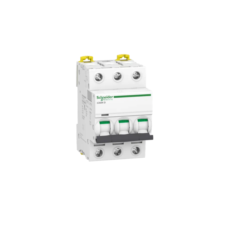 Interruptor automático termomagnético SCHNEIDER acti9 ic60n tripolar 3p 20a curva d