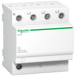 Protector contra sobretensiones transitorias schneider ipf65 claseii 3p+n