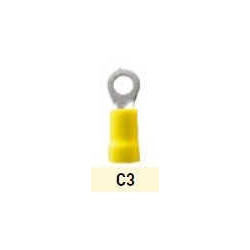 Terminal preaislado anillo C3 2,64 - 6,59 mm2 amarillo