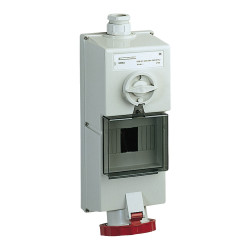Base presa interbloccata schneider  63a 3pt 380 415v