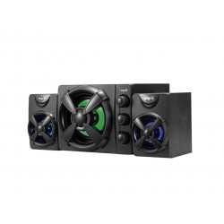 Parlante NISUTA NSPAU1421 para PC USB 15W luz RGB