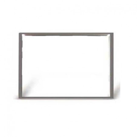 Ribete terminación CAMBRE BAUHAUS 8 módulos gris