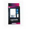 Cargador SOUL DUAL USB2L 2 puertos lightning blanco con cable