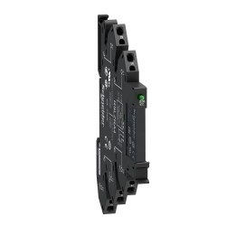 Rele schneder rsl1prbu zelio slim+zocalo born de 6mm 6a 24vca/cc