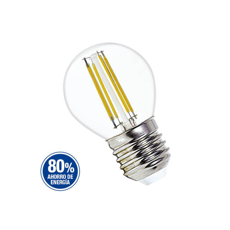 Lámpara led TBCin filamento antiguo gota 4w 220v E27 luz cálida