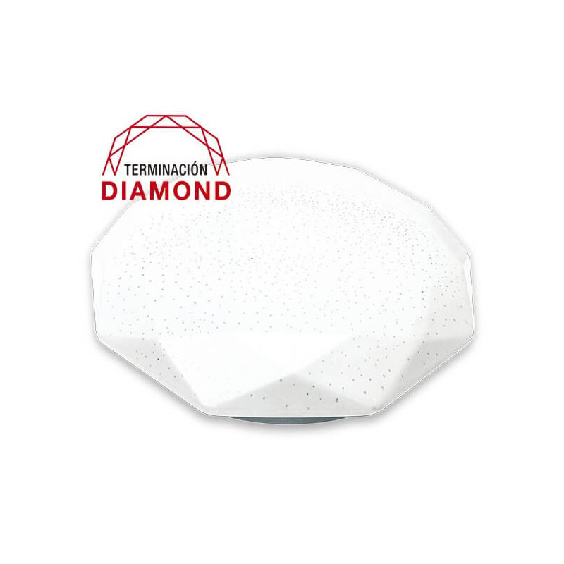 Plafón led diamond TBCin 20w 1600lm 4500k luz neutra