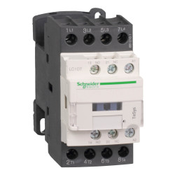 Contactor schneider lc1d de 40a tetrapolar 4na ac1 220vca 50/60hz