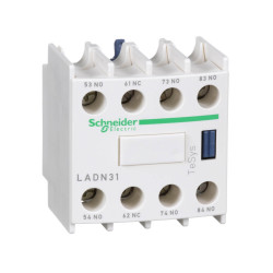 Contacto auxiliar schneider ladn 3na+1nc para lc1d/f