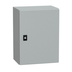 Puerta lisa espacial schneider crn con montura de 400x300x200 ip66 ik10 ral7035