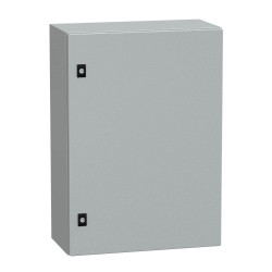 Puerta lisa espacial schneider crn con montura de 700x500x250 ip66 ik10 ral7035