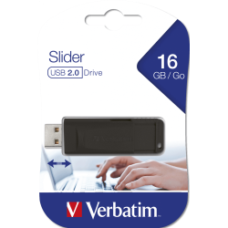 Pendrive VERBATIM SLIDER 16gb usb