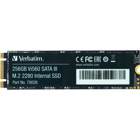 Disco Solido VERBATIM m.2 Sata de 256gb 2280
