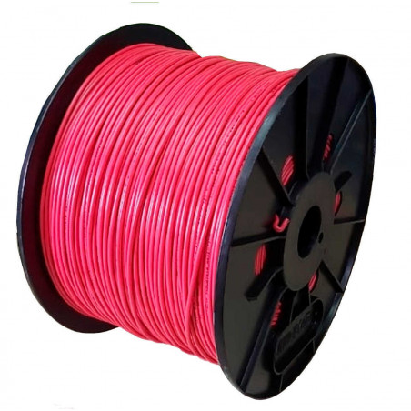 Cable Unipolar 1,5mm2 bobina rojo por metro IRAM 2183-NM247-3