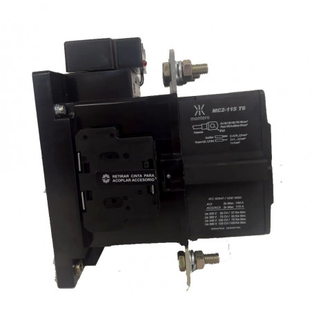 Contactor MONTERO MC2-115-21ET6H5 de 115a 2na+2nc 55kw 75hp