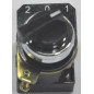 Selector conmutador aea 7200 n plástico de palanca corta 2-0-1 negro