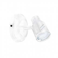 Aplique Spot SAN LORENZO PARMA para 1 luz base redonda Blanca