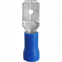 Terminal extraíble macho cubierto B20 1 - 2,5 mm2 azul