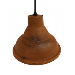 Colgante cival 880 valle e27 con pantalla escalonada 24cm oxidado