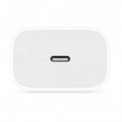 Cargador de pared APPLE 20W Carga Rápida original sin cable blanco