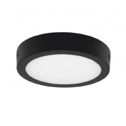 Plafón led lucciola pal150 redondo 12w 960lm 3000ºk negro...
