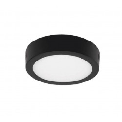 Plafón led lucciola pal150 redondo 12w 960lm 4000ºk negro...