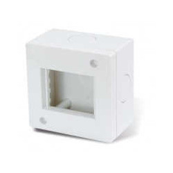 Caja CAMBRE EXTERIOR 2 módulo con tornillo y tarugo
