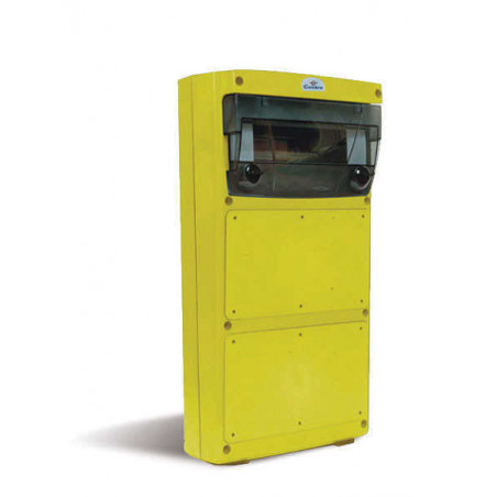 Caja box CAMBRE para tablero multifuncion ip55 amarillo