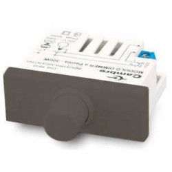 Modulo dimmer variador de velocidad CAMBRE SXIII para ventilador de techo gris