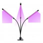 Lámpara led TBCin full espectro 3x10w con varas flexibles + clip usb