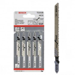 Set hojas para caladora bosch t101bf x5 unidades para corte en madera