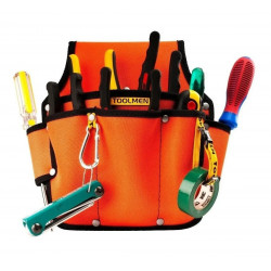 Cartuchera toolmen t90 grande para electricistas sin herramientas