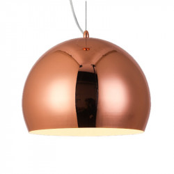 Colgante markas alyssa esfera para 1 luz e27 30cm cobre