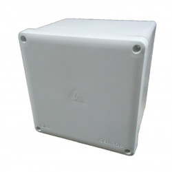 Caja de paso SISTELECTRIC 22212116b pvc ip65 blanca 210x210x165