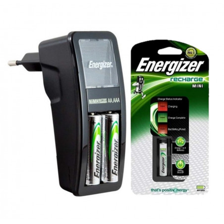 responsabilidad Debe hazlo plano Cargador de pilas mini energizer ch2pc4 aa y aaa