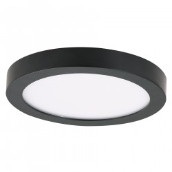 Plafón led lucciola pal151 redondo 18w 1440lm 3000k negro...