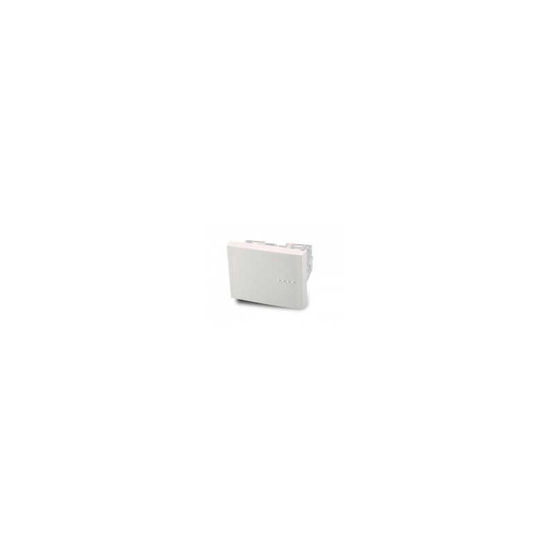 Módulo interruptor CAMBRE BAUHAUS tecla doble blanca combinado