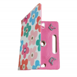 Estuche para tablet con solapa de 7'' pulgadas giratorio 360° diseños varios