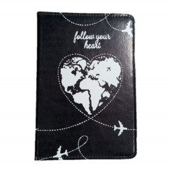 Estuche para tablet con solapa de 7'' pulgadas giratorio 360° diseños varios