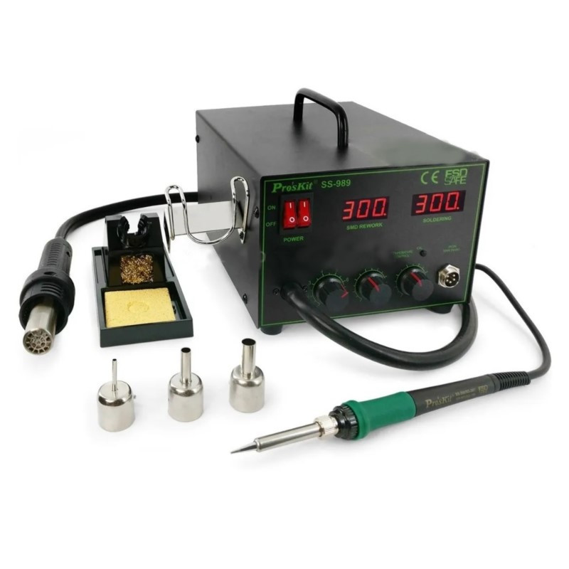 Estación de soldado proskit ss-989b de 700w con display