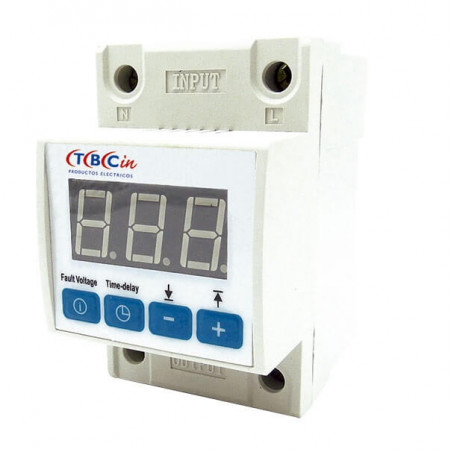 Protector modular TBCin TDP-140 de sobre y baja tensión 40a monofásico