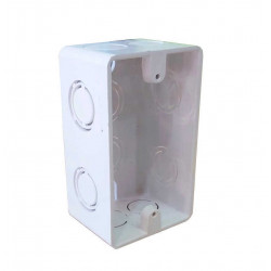 Caja de embutir tecnocom de pvc rectangular