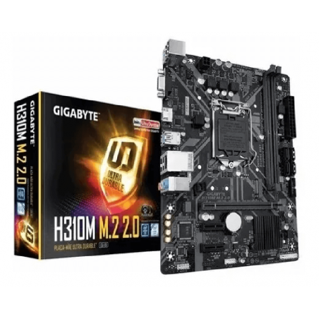 Placa madre gigabyte h310m m.2 2.0 ddr4 intel 1151 8va/9na gen.