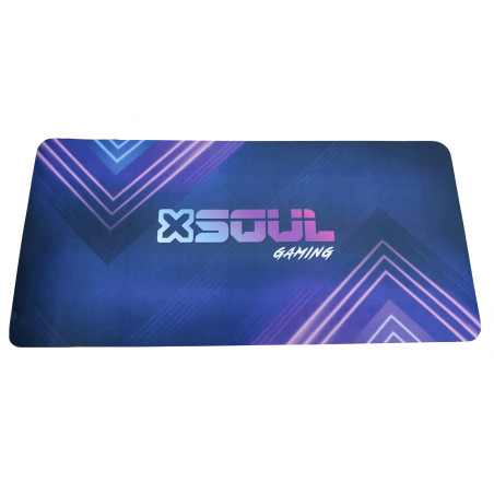 Mouse pad SOUL gamer medium 77x38cm de alta densidad con bordes cocidos